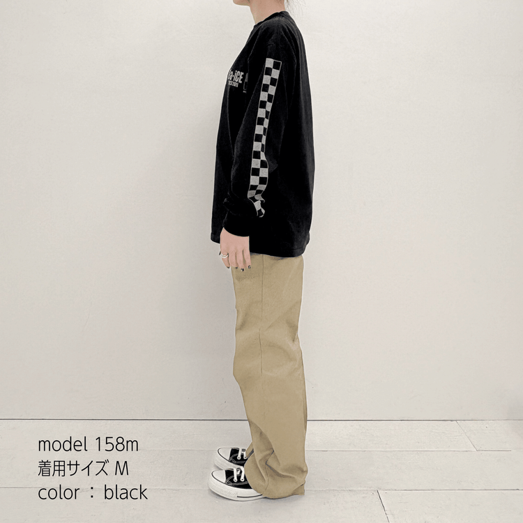 Da-iCE Checker Long Sleeve T-shirt (white)