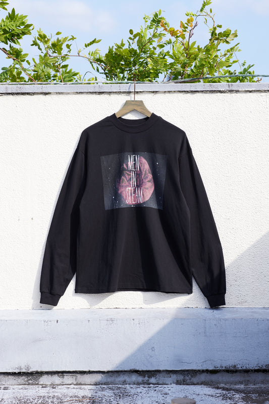 man in steam long sleeve