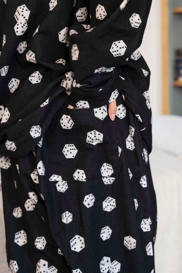 Da-iCE Pajamas Set up(black)