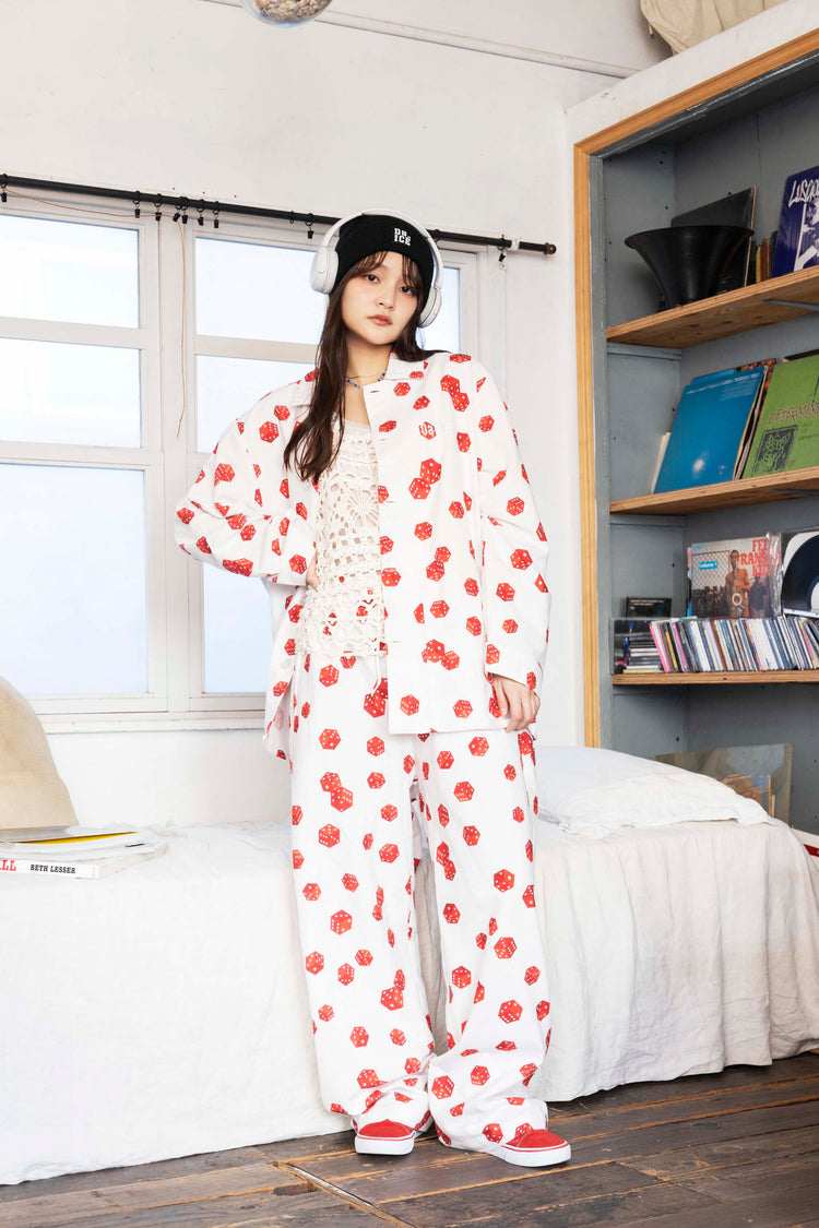 Da-iCE Pajamas Set up(white)
