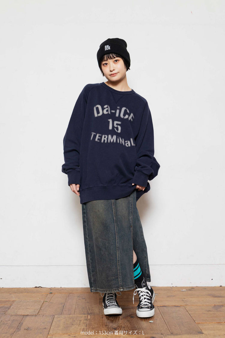 Da-iCE Fade Raglan Crew Sweat