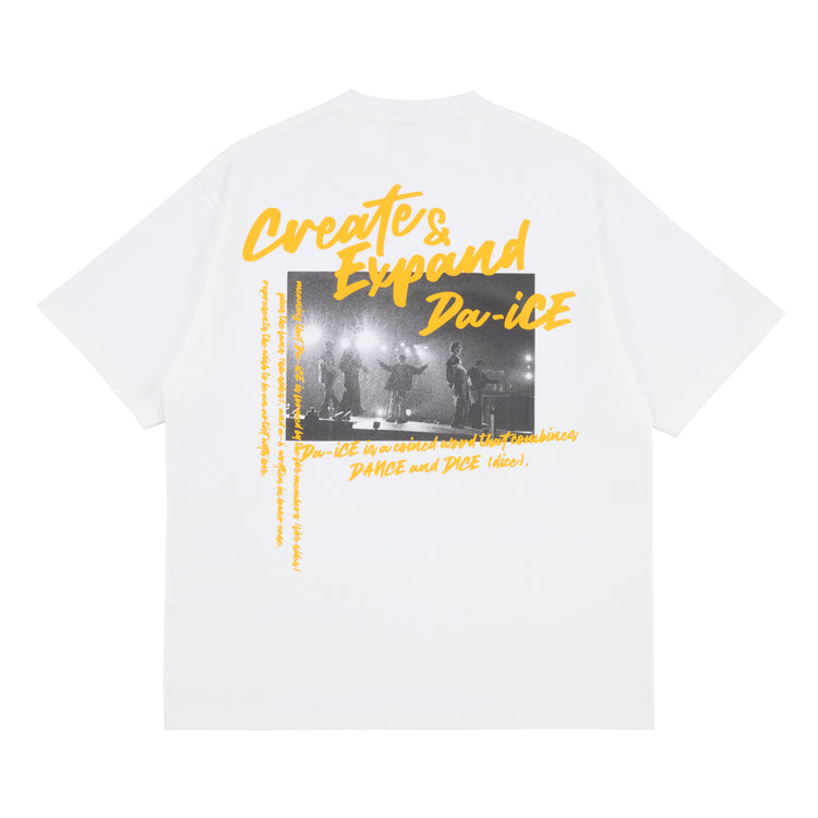 Da-iCE Photo S/S Tee (white/yellow)