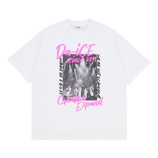 Da-iCE Photo S/S Tee (white/pink)