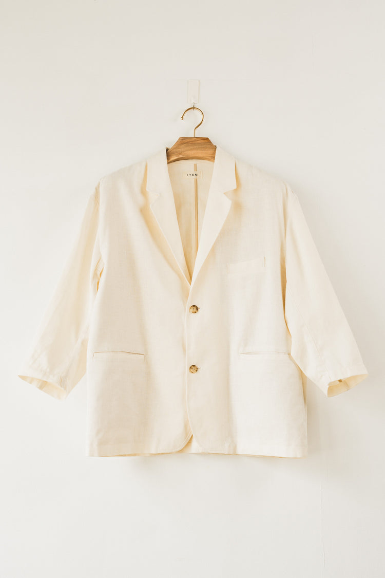 linen jacket(ivory)
