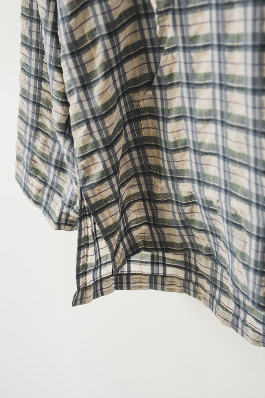 mexican hoodie(blue check)