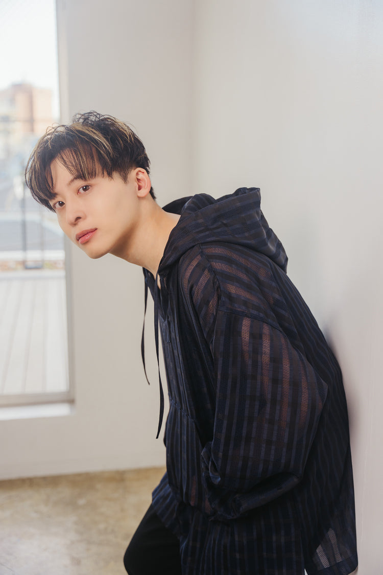 mexican hoodie(navy check)