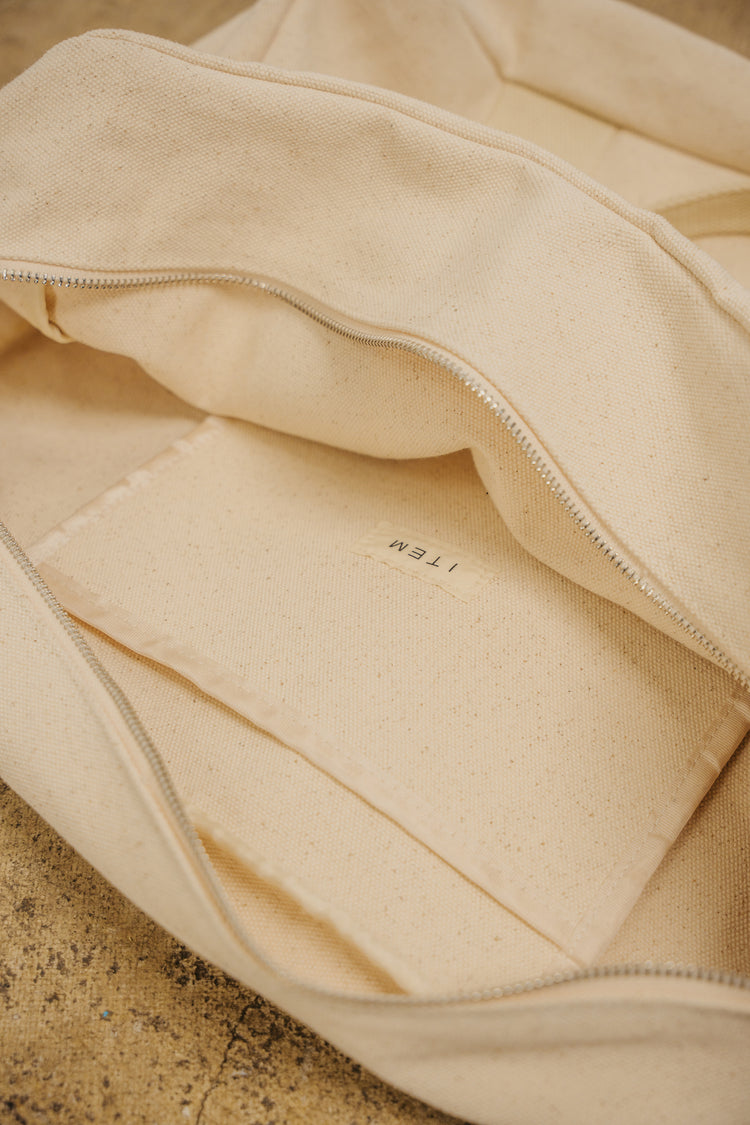 item big tote bag(ivory)