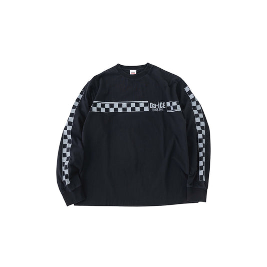 Da-iCE Checker Long Sleeve T-shirt (black)