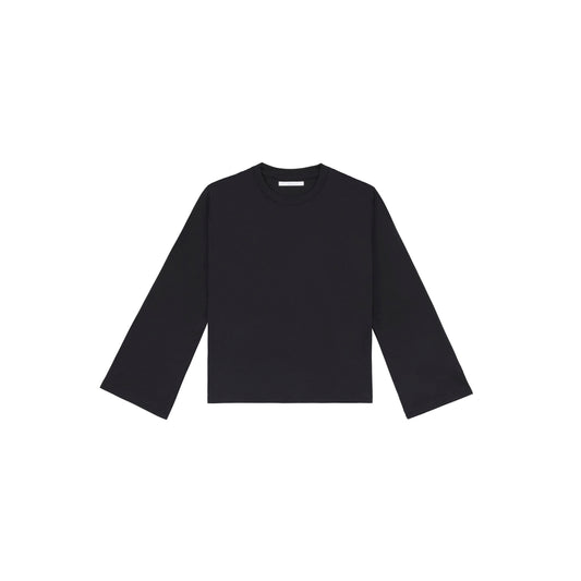 Long Sleeve Tee Black 002