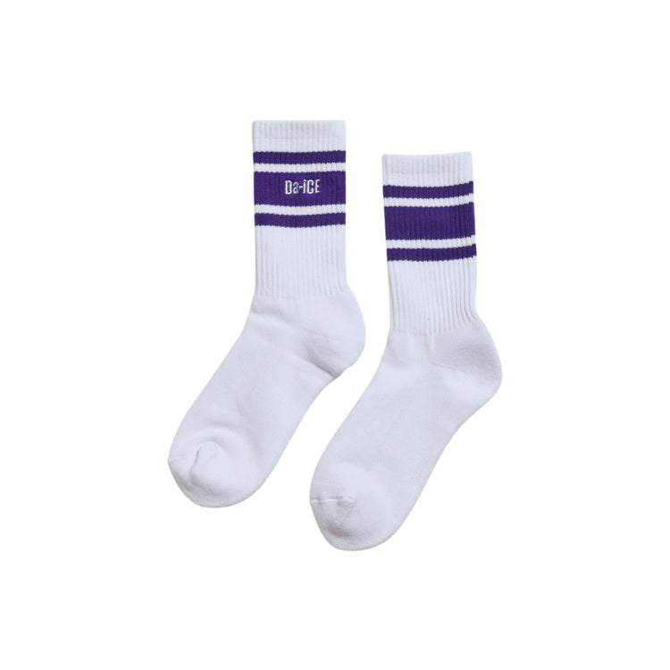 Da-iCE Line Socks(white/purple)