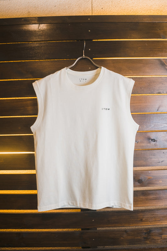 item logo no-sleeve (white)