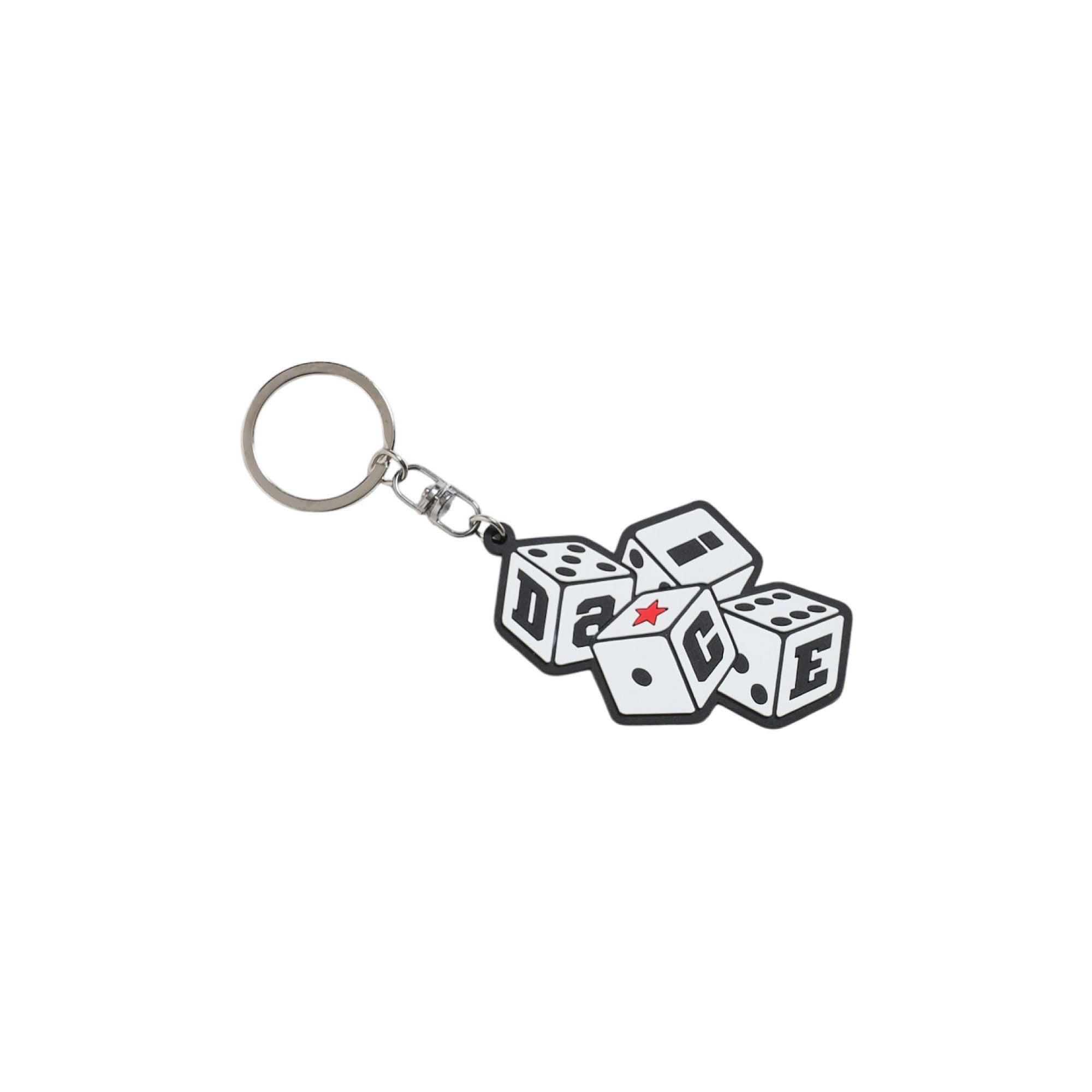 Da-iCE Rubber Keychain(white)