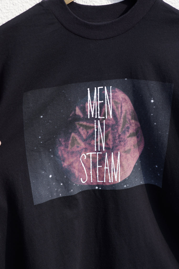 man in steam long sleeve