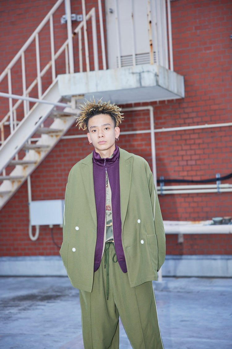 rehearsal track double jacket (khaki)