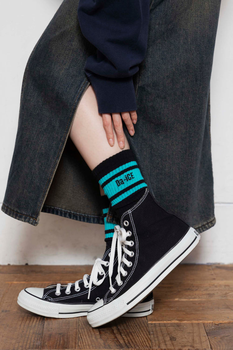 Da-iCE Line Socks(black/mint)