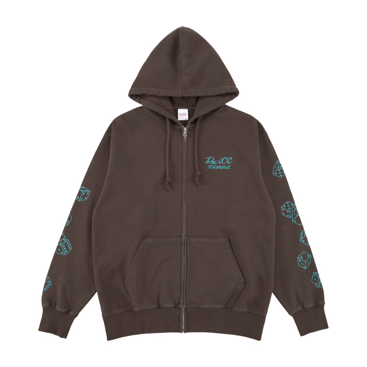 Da-iCE Fade Zip Hoodie(brown)