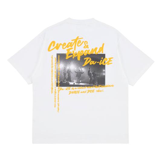 Da-iCE Photo S/S Tee (white/yellow)