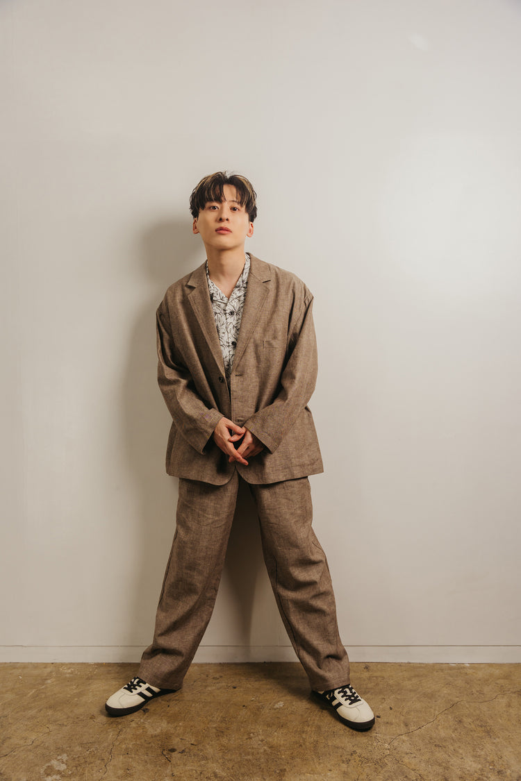 linen pants（brown）