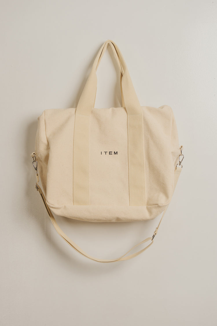 item big tote bag（ivory）