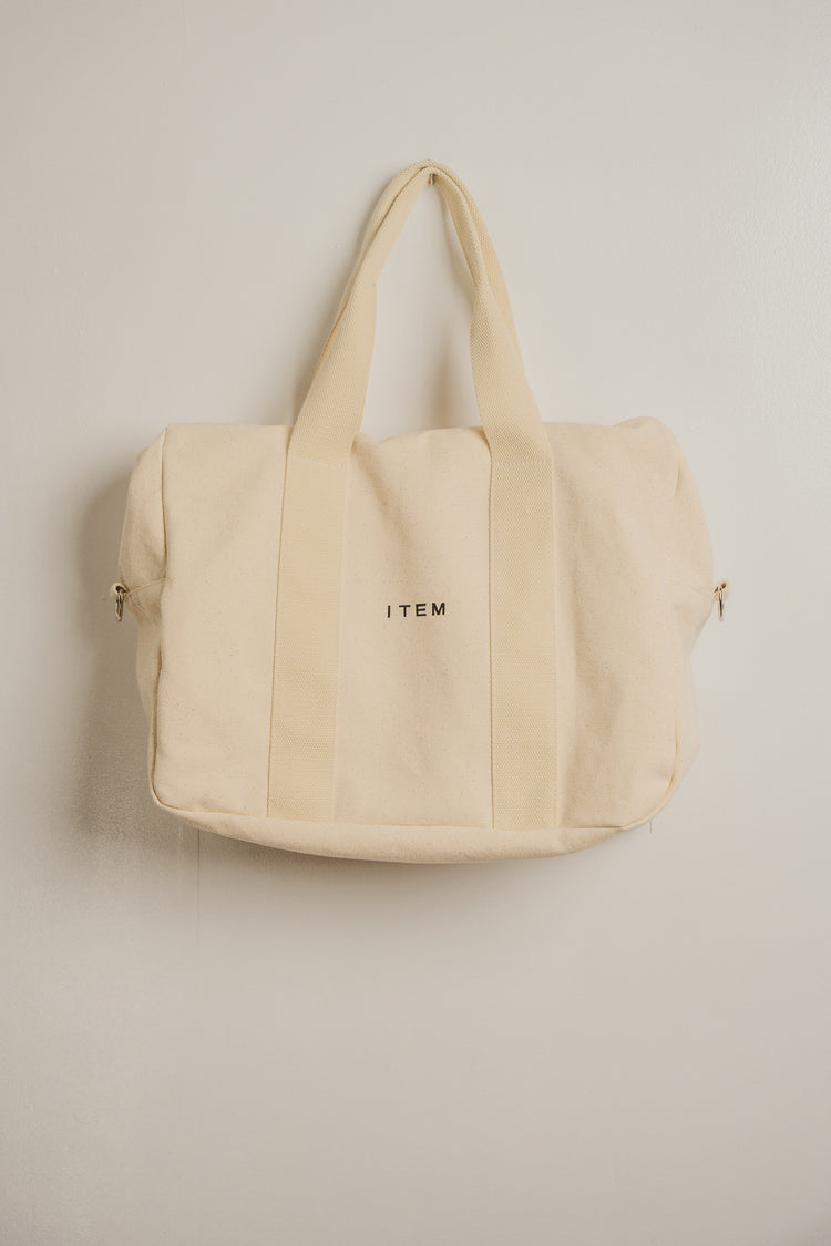 item big tote bag（ivory）