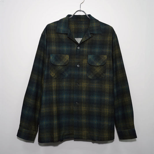 HW×FJ Printed flannel L/S shirt