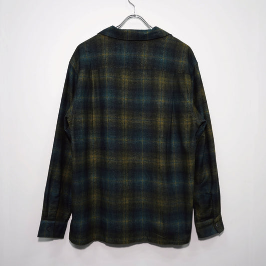 HW×FJ Printed flannel L/S shirt