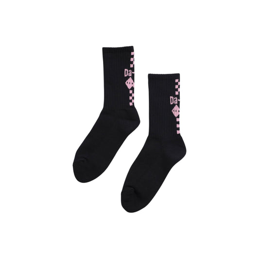 Da-iCE Checker Socks(black/pink)