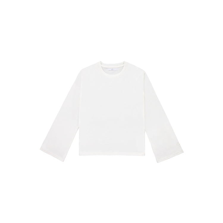 Long Sleeve Tee White 002