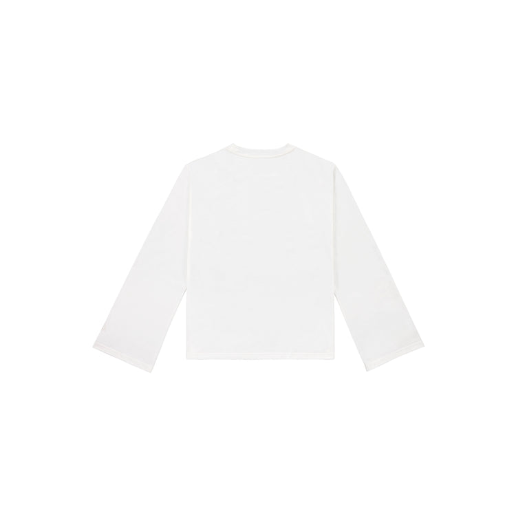 Long Sleeve Tee White 002