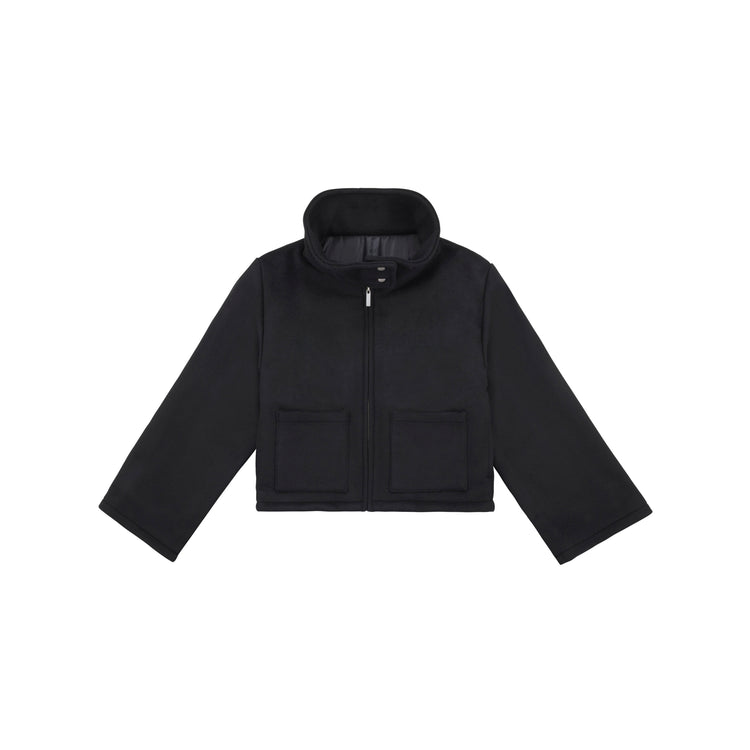 Melton Coat Black 002