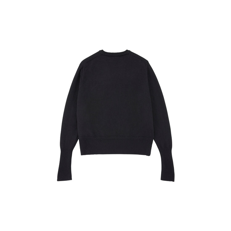 V-neck Cashmere Sweater Black 002