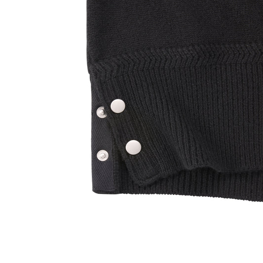 V-neck Sweater Black 002