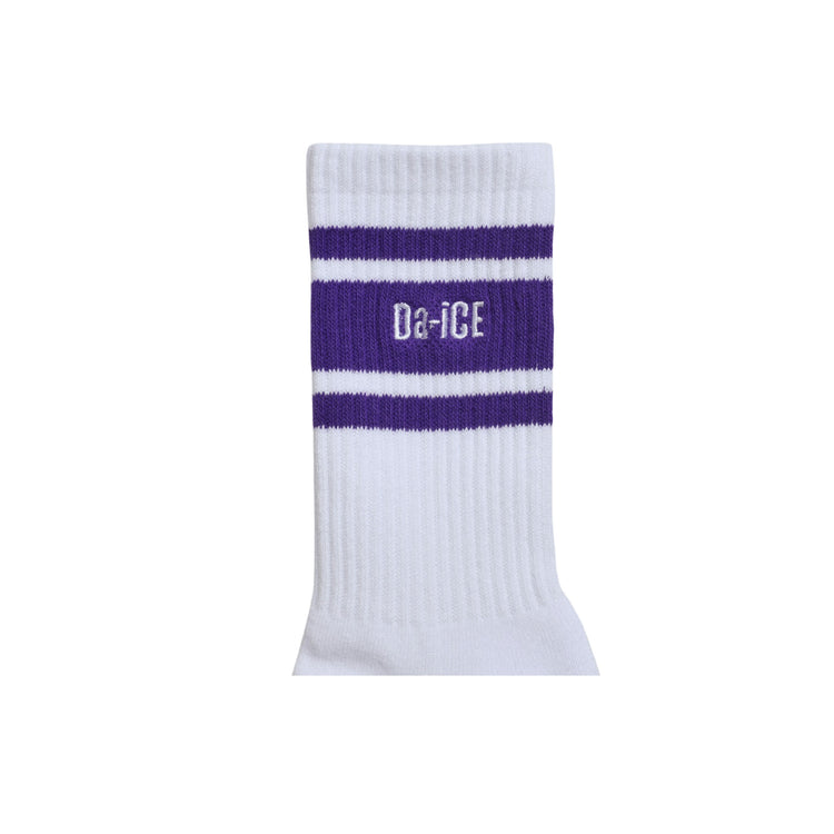 Da-iCE Line Socks(white/purple)