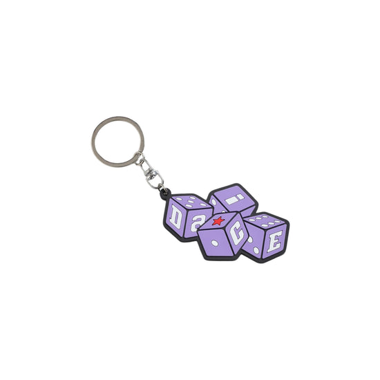 Da-iCE Rubber Keychain(purple)