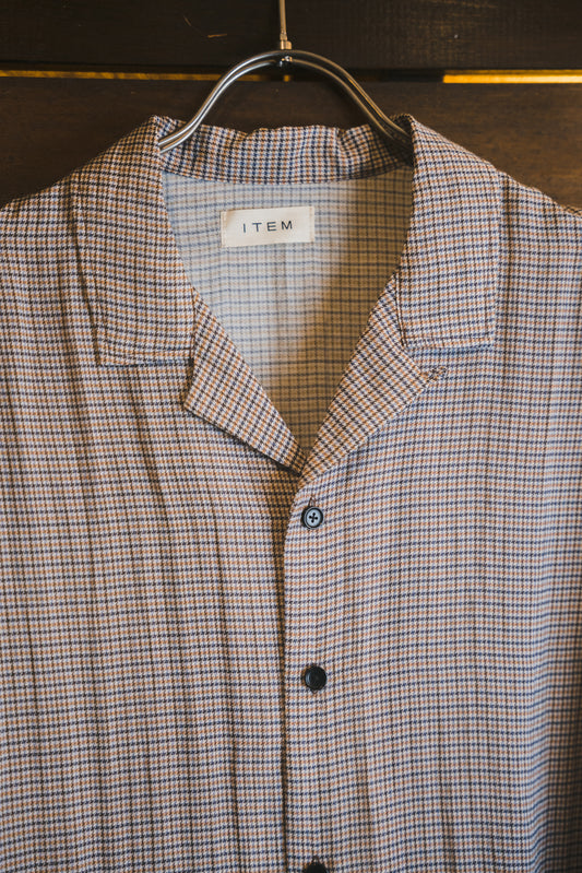 half sleeve check shirt