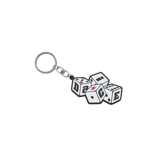 Da-iCE Rubber Keychain(white)